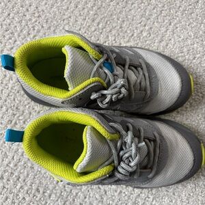 EUC Merrill green and gray boys speed strike 2 hiking boot